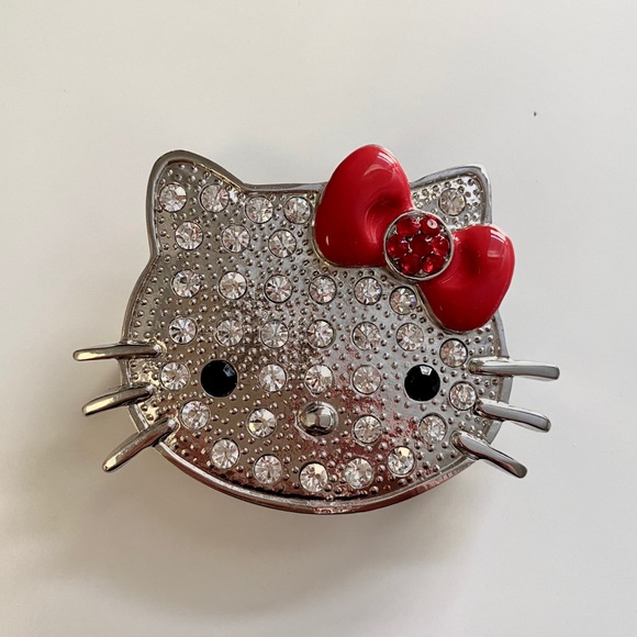 Y2K Hello Kitty Belt Buckle with Crystals - Picture 1 of 3